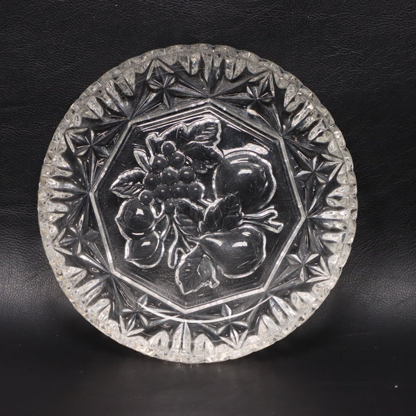 Federal Glass Pioneer Fruit Nappy Bowl Dish 5 1/2" USA Vintage 1940's