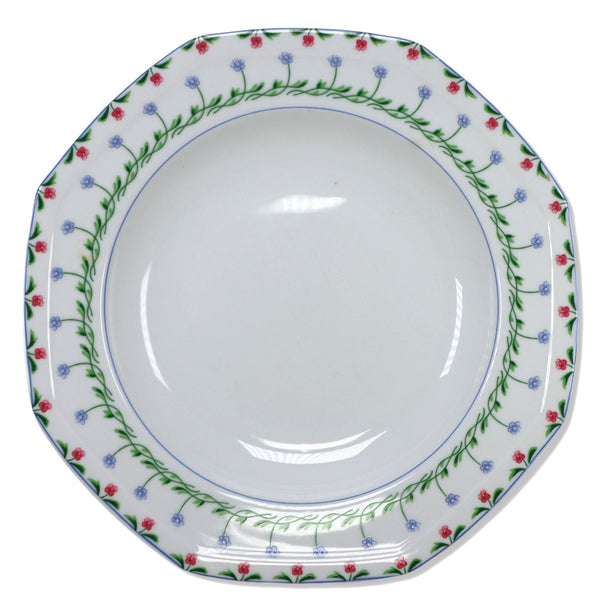 Christopher Stuart Bali Hai Y001 Rimmed Soup Bowl 9 3/8" Thailand Vintage 1990's