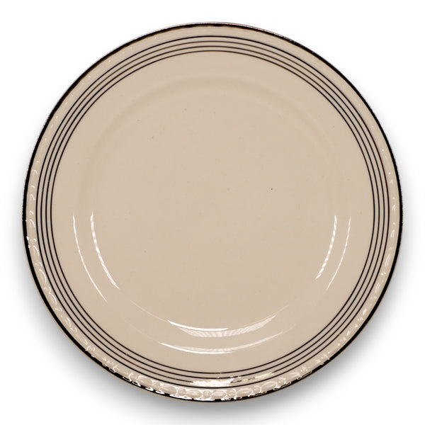 Homer Laughlin Eggshell Georgian D 41 N 5 Bread Plate 6 1/4" USA Vintage 1941