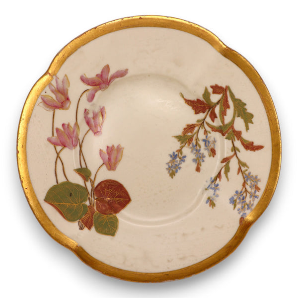 Royal Worcester W2010 Blush Ivory Salad Dessert Plate 7 3/4" Antique 1889