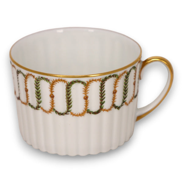 Royal Limoges Sevres Pattern Flat Tea Cup Only France vintage 1970's