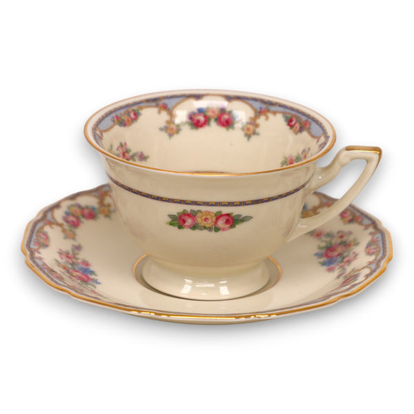 Thomas Gloucester Tea Cup Saucer Set Germany Vintage