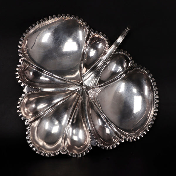 Walker & Hall 51344 Silver Plate Bon Bon Dish Sheffield England Antique 1912