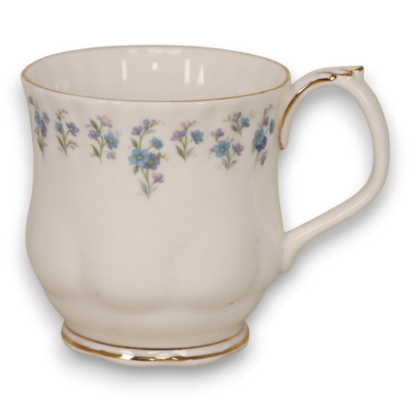 Royal Albert Memory Lane Floral Footed Tea Cup/Mug England Vintage 1980's