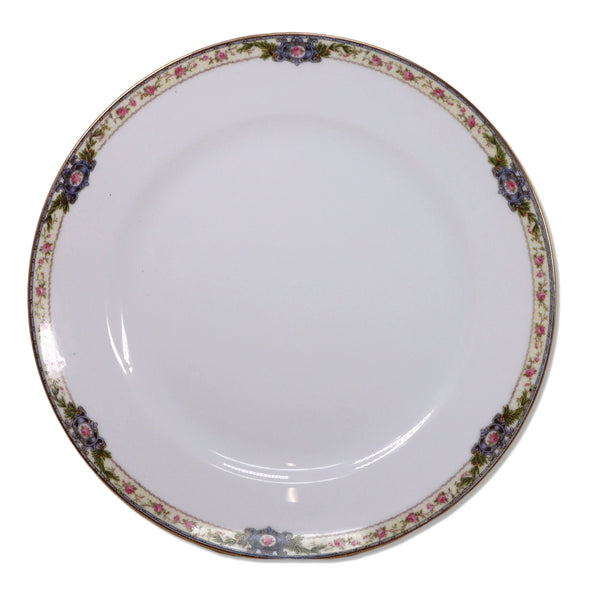 Noritake M Hanover Dinner Plate 10 " Gold Trim 58594 Japan Vintage 1920's