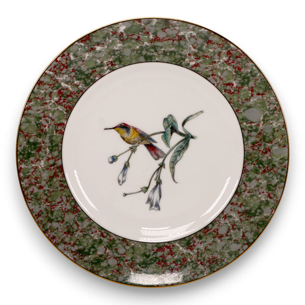 Wedgwood Humming Birds Salad Plate Bone China Vintage 1991