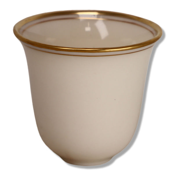 Lenox Decoration 86 Bell Shape Demitasse Liner Double Gold Band 2 5/16" OD