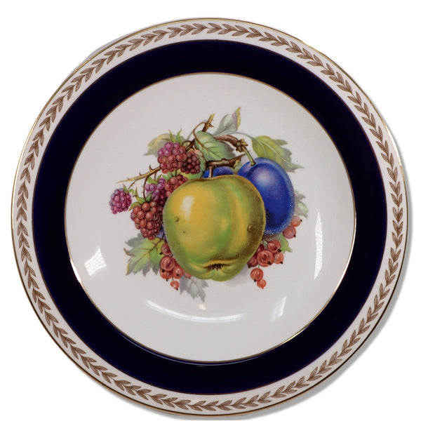 Crown Ducal CRD84 Green Apple Fruit Luncheon Plate 9" Vintage