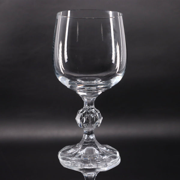 Import Associates Claudia 6oz Wine Goblet Crystal Glass 5 3/4" Poland Vintage