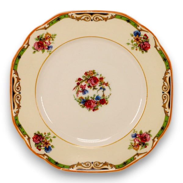 WH Grindley The Astoria Windsor Ivory 757553 Bread Plate 6 1/4" England Antique