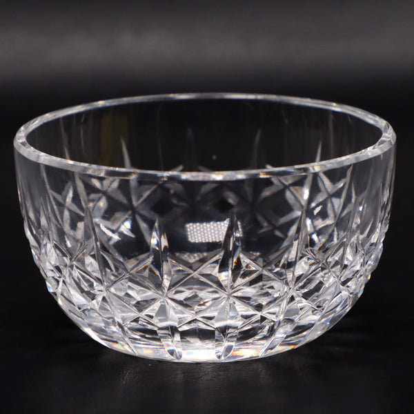 Cut Crystal Finger Bowl Open Sugar Crystal Glass 3 3/4" Vintage