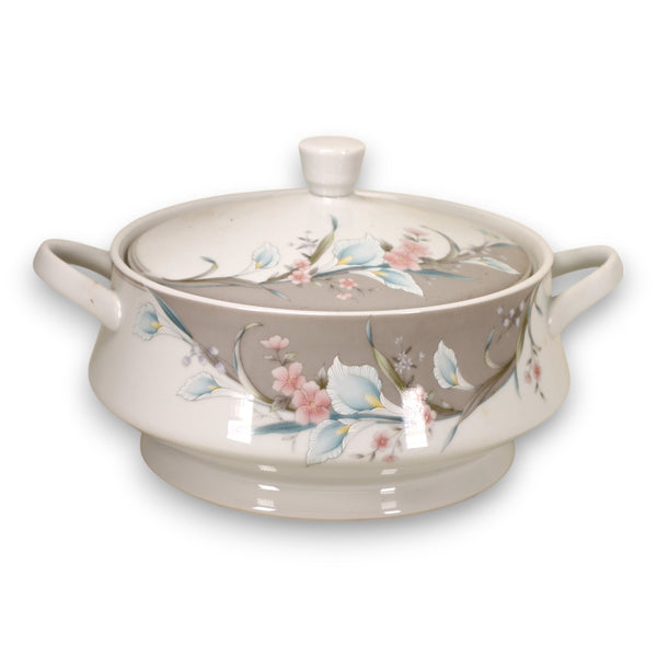 Baker Hart & Stuart Amy 9" Round Covered Vegetable Bowl Dish Japan