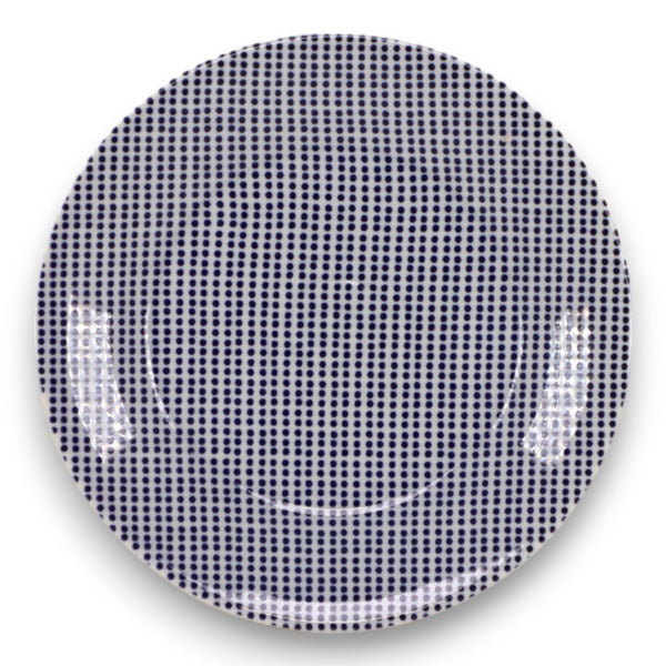 Royal Doulton Pacific Bread Plate 6 1/4" Blue White Dots