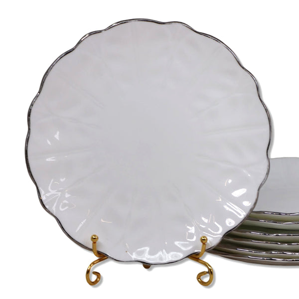 Aynsley Spring Crocus Bread Butter Plate 6 3/8" Platinum Trim Vintage 1980's