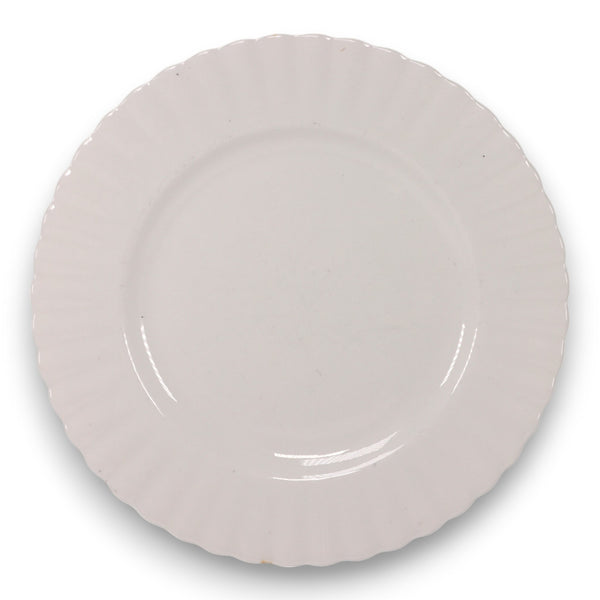 Royal Albert Reverie All White Fluted Salad Plate 8 1/4" Bone China England