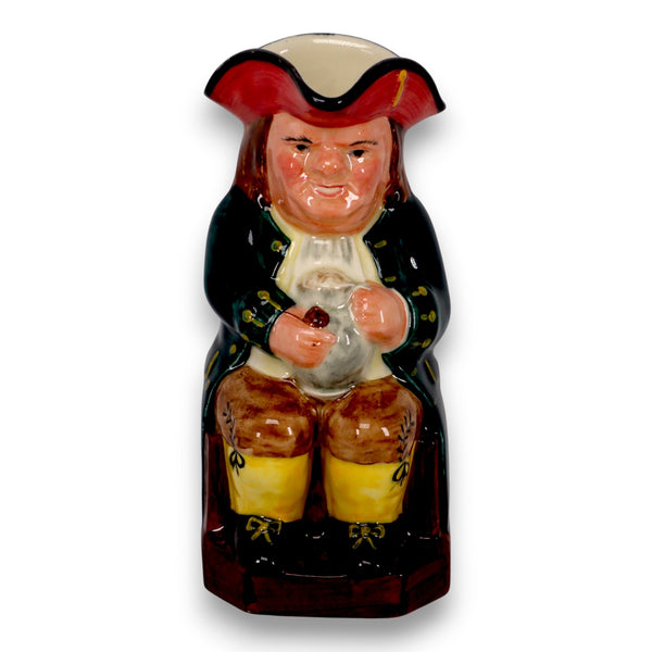 Ridgway English Characters Toby Jug Hand Painted Glossy Ceramic Vintage 1950s