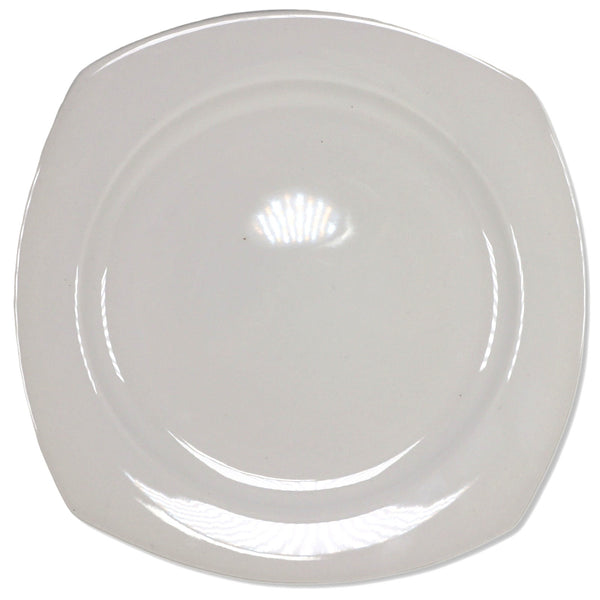 Nikko Alpine White Salad Plate 8" Squared Japan Vintage 1990's