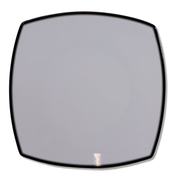 Studio Nova Accent Black Y0805 Square Dinner Plate 10 1/2" Thailand 2003