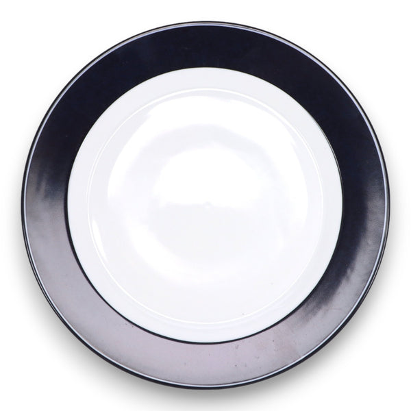 Dansk Adagio Blue 13" Round Chop Plate Charger Sri Lanka Navy Blue Trim