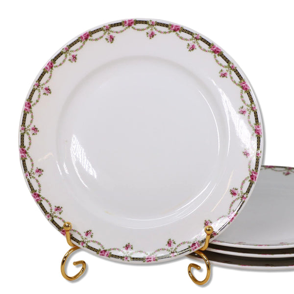 TV Tressemanes & Vogt Limoges TRV258 Salad Plate 7 1/2"  France Antique 1890's