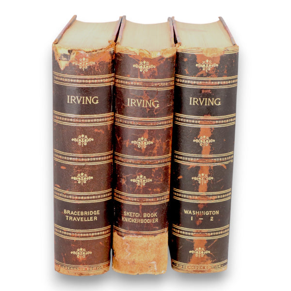 Washington Irving The Works of Kinderhook Edition 3 Vol GP Putnam 1880