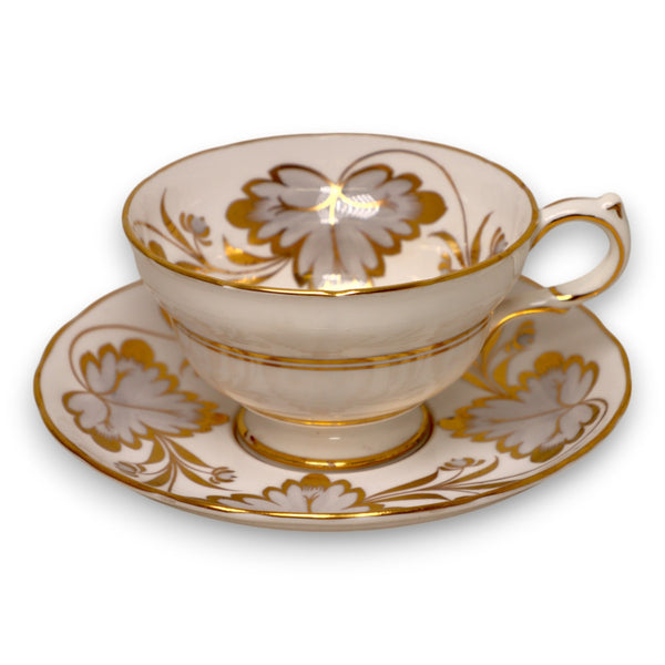 Copelands Grosvenor Rosslyn Grey 9708 Tea Cup Vintage Jackson and Gosling 1950's