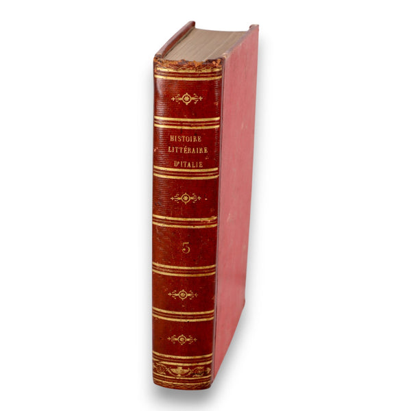 Histoire Littéraire d’Italie Vol. 5 Ginguené 1819 Paris Michaud French