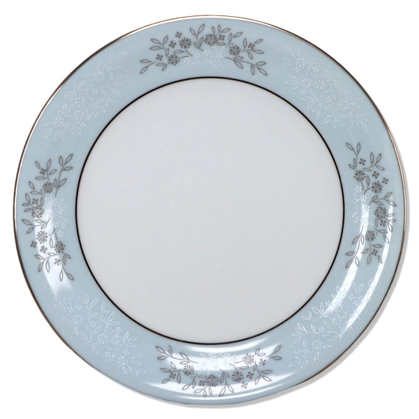 Noritake Blueridge 5858 Salad Dessert Plate 8"  Blue White Japan Vintage 1950's