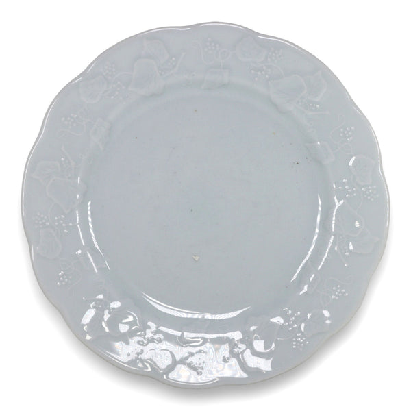 Dansk Ivy Lierre Sauvage Limoges White Dinner Plate 9 3/4" France Vintage