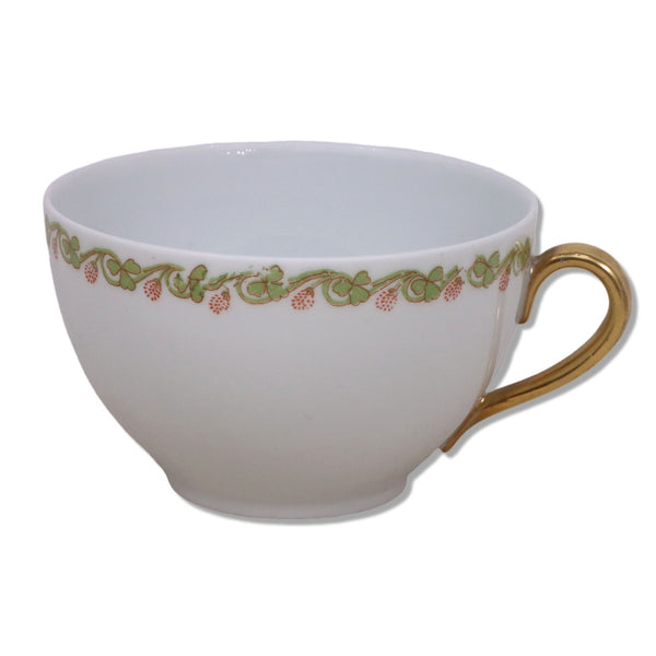 O&EG Royal Green Clovers Austria Tea Cup OSG32Porcelain Antique Circa 1900