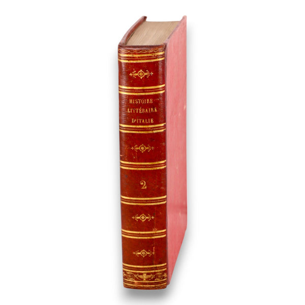 Histoire Littéraire d’Italie Vol. 2 Ginguené 1819 Paris Michaud French
