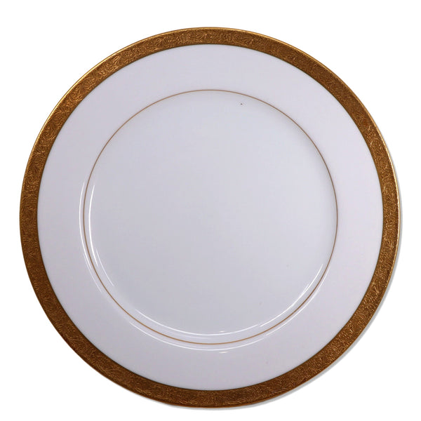 Empress China Parliament 166 Gold Encrusted Rim Dinner Plate 10 3/8” Japan