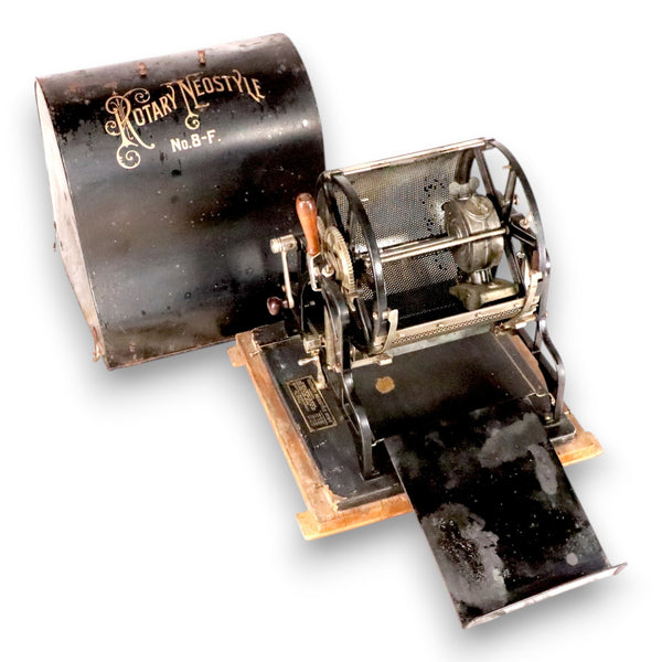 Rotary Neostyle No 8-F Mimeograph Stencil Duplicating Machine USA Antique 1910