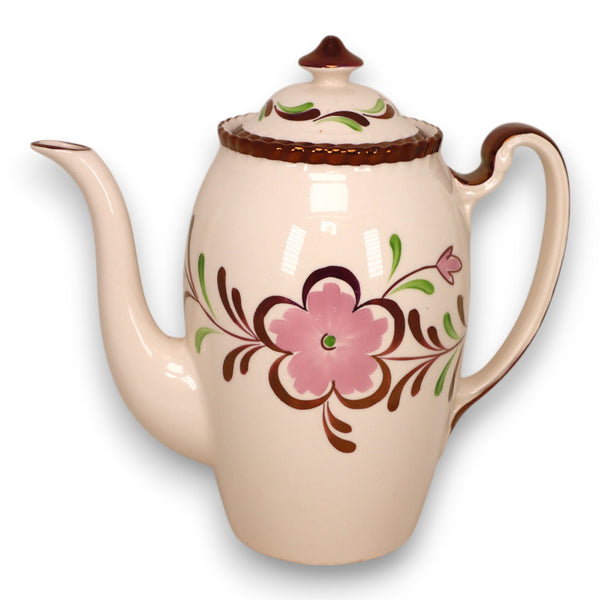 Gray's Pottery Pink Lustre Pearlware Tea Coffee Pot A8464 England Vintage 1947