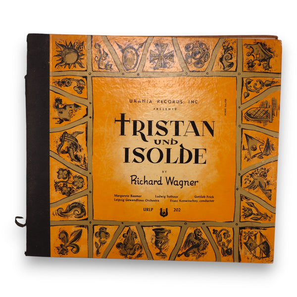 Tristan und Isolde 3 x 332rmp LP Urania URLP 202 Wagner Leipzig Orch VG+