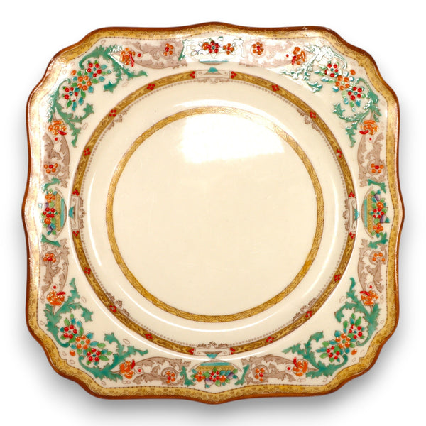 Royal Doulton The Killarney W3184 7 3/4" Square Salad Plate England Vintage