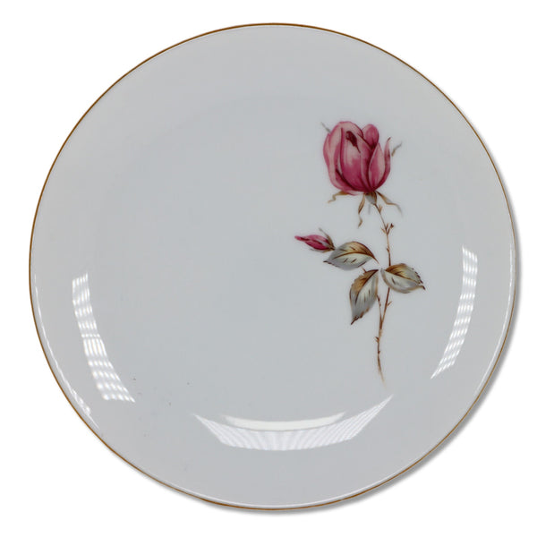 Johann Haviland Summer Rose Bread Plate 5 7/8" Bavaria Germany Vintage
