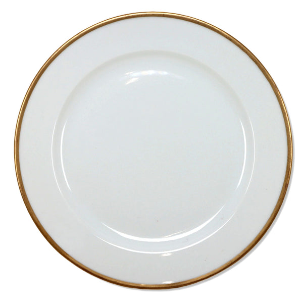 Martial M Redon Jean Pouyat RDN2 Luncheon Plate 8 1/2" Gold Rim Limoges 1890's