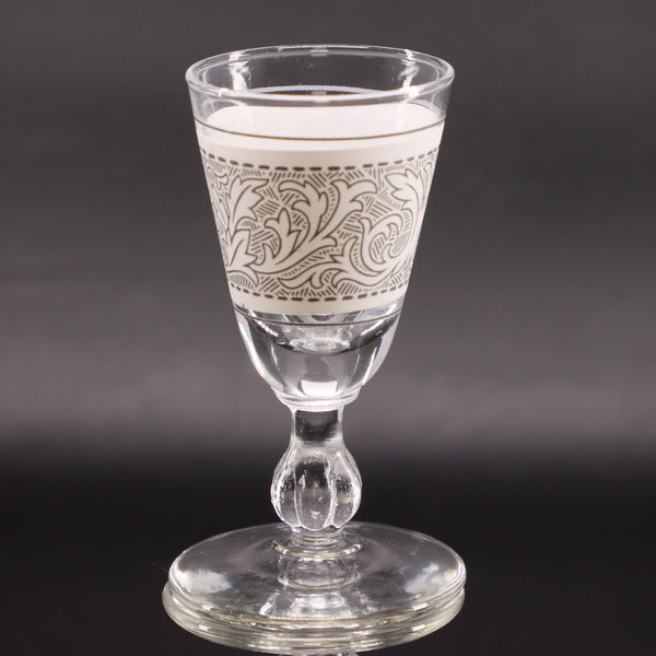 Imperial Japan W Dalton Whitney 1oz Cordial Glass 3 1/4" H Mfg by Libbey USA