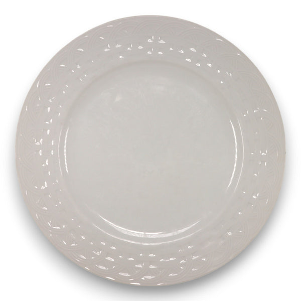 Studio Nova French Basket White Dinner Plate 10 3/4" M2075 Japan Vintage 1987