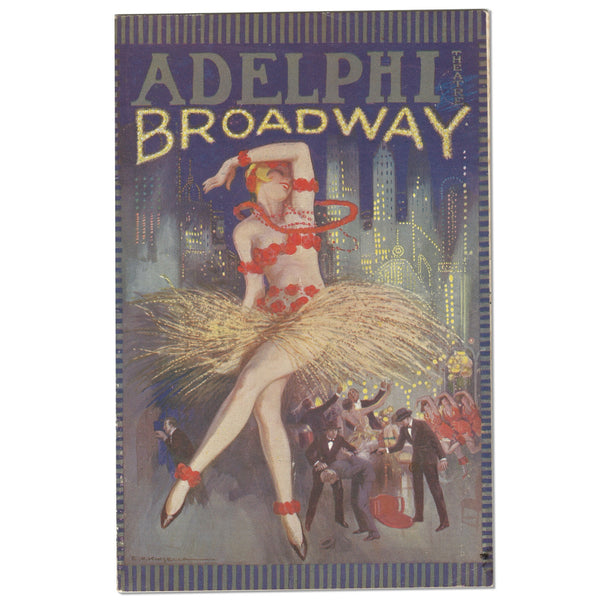 Adelphi Theater 1925  London Program for Production of Broadway Prohibition