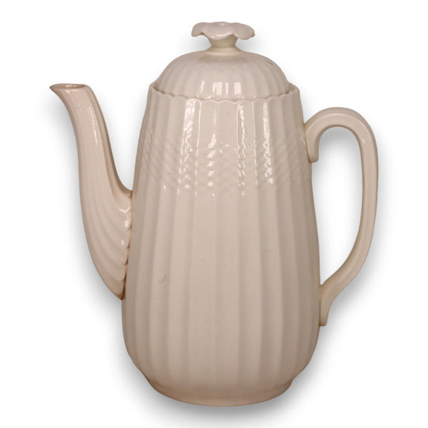 Copeland Spode Chelsea Wicker Coffee Pot England Vintage 1950's
