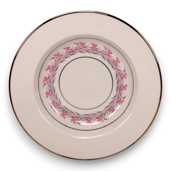 Royal Jackson Romance Pink Floral 8" Rimmed Soup Bowl 1950's Japan