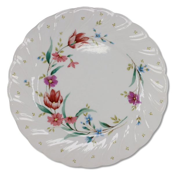 Nikko Mountain Rose Dinner Plate 10 3/4"  Blossomtime Red Tulips Vintage Japan