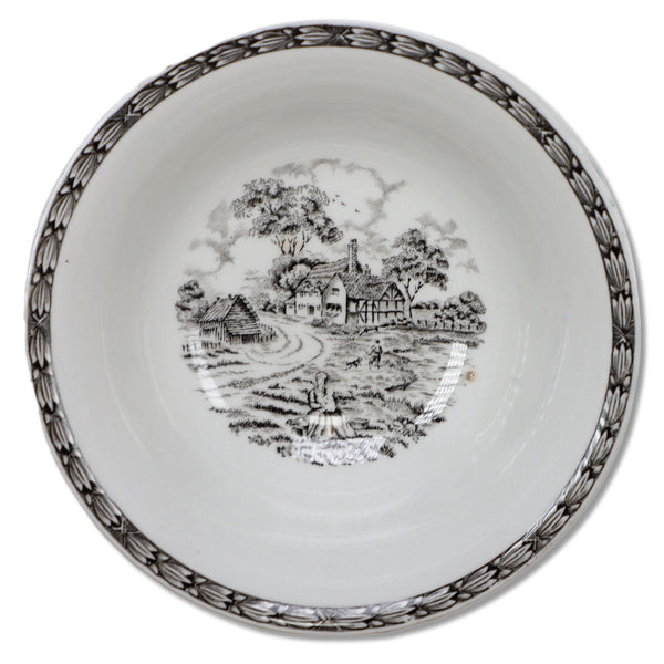 Franciscan Ironware Rustic England 6 5/8" Cereal Bowl USA Vintage 1970's