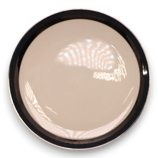 Flintridge Contessa Black Dark Teal Platinum Dinner Plate Vintage 1960's