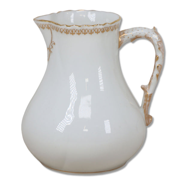 Charles Field Haviland CHF112 Creamer Gold Fleur De Lis Band 4 3/8" CFM GDM