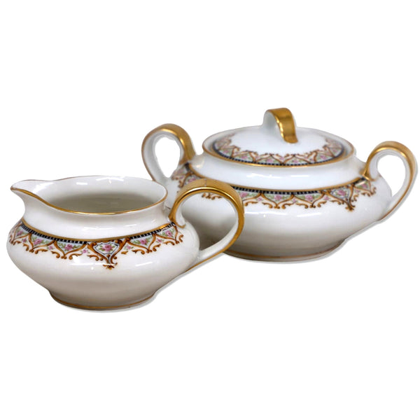 Theodore Haviland Schleiger 617B Creamer and Sugar Bowl Limoges Antique 1903