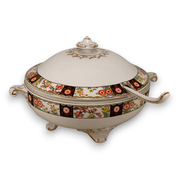 Soho Pottery SOH24 4714 Lidded Soup Tureen & Ladle England Antique 1906-22