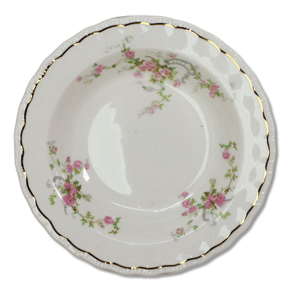 Pope Gosser Princess Sterling Fruit Bowl 5 3/4" Roses Gold USA Vintage 1930's